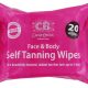 Cocoa Brown Face & Body Self Tanning Wipes