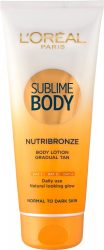 Loreal Paris Sublime Body Nutribronze - Normal to Dark Skin